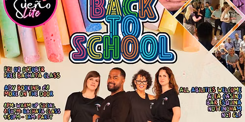 \u2b50\ufe0f Sue\u00f1o Lite: Bachata - Salsa - Kiz Party | Back to School Edition \u2b50\ufe0f