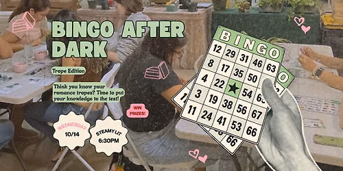 TPA  BINGO After Dark: Romance Trope Edition
