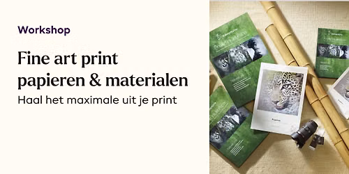 Workshop Fine Art Print Papieren en Materialen - Jan Torfs