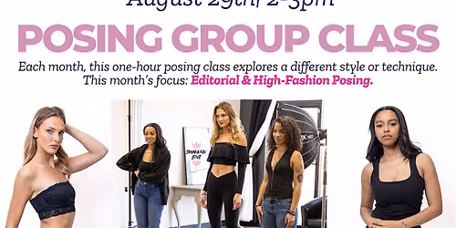 SEPTEMBER- Posing Group Class