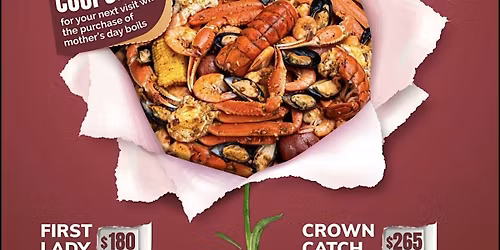 Hook & Reel Woodmore ----- Mothers Day Seafood Boil