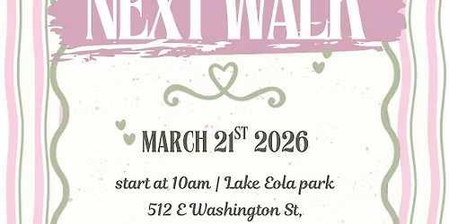 Walk in Faith Event- March 21st