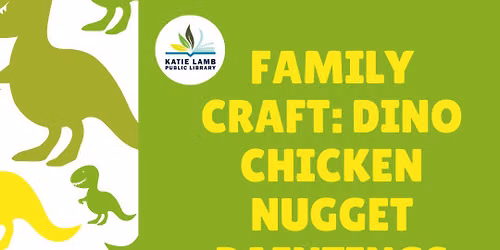 Family Craft: Dino Chicken Nugget Painting