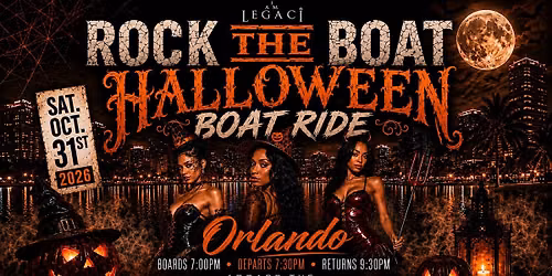 Rock The Boat Orlando: Halloween Boat Ride