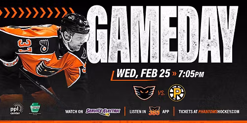 Lehigh Valley Phantoms vs. Providence Bruins