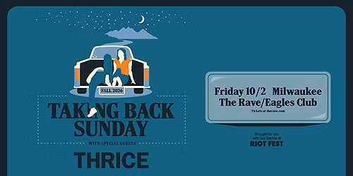 Taking Back Sunday at The Rave \/ Eagles Club