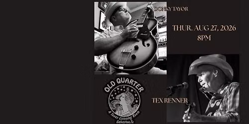 TEX RENNER & DONNY TAYLOR LIVE AT THE OLD QUARTER