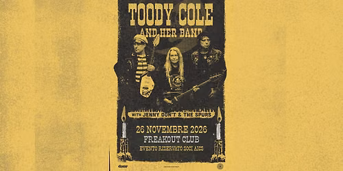 Toody Cole and her band play Dead Moon, Jenny Don't & The Spurs | Freakout Club