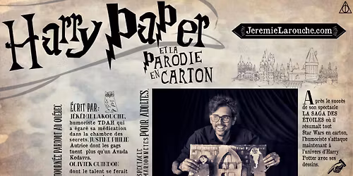 HARRY PAPER et la parodie en carton