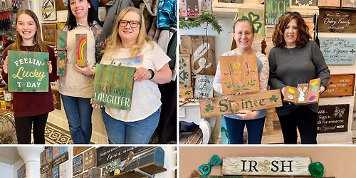 \u2728FAMILY FRIENDLY!\u2728$20 WALK-IN\ud83c\udf38SPRING\/EASTER\/ST. PATRICK'S\ud83c\udf40Make & Take Workshop!