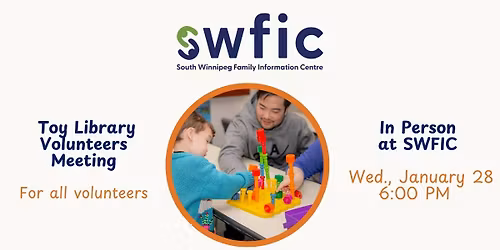 Red River Toy Library \u2013 Volunteer Meeting!