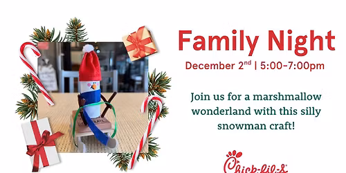 Family Night | Marshmallow Snowman