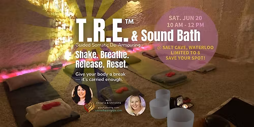 T.R.E.\u00ae (Tension\/Trauma Rls Exercises) & Sound Bath @ Salt Cave | JUN 20