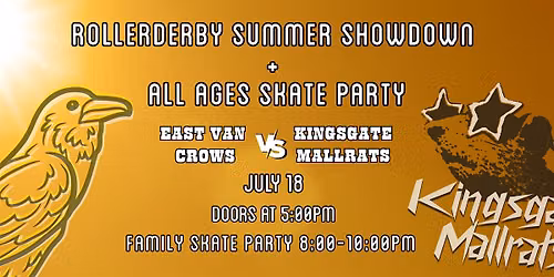 Rollerderby Summer Showdown  +  All Ages Skate Party