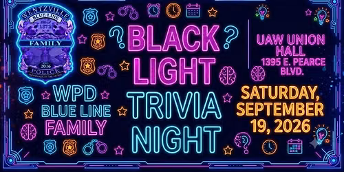 WPD Blue Line Family Black Light Trivia
