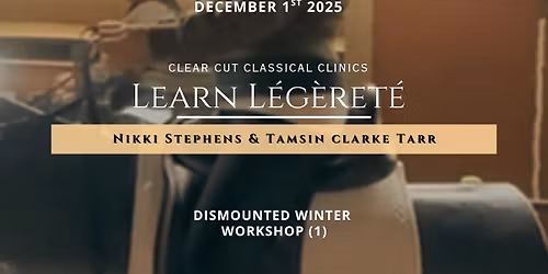 Dismounted Winter Workshop (1) - 1st Dec 2025