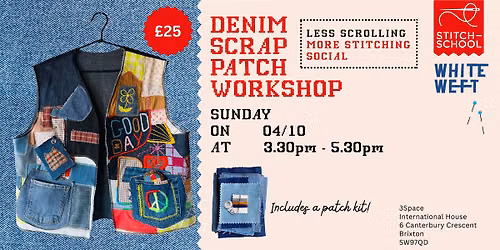 Denim Scrap Patch Workshop