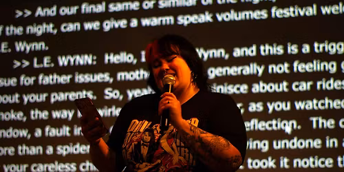 Speak Volumes SLAM:  Poetry + Spoken Word night