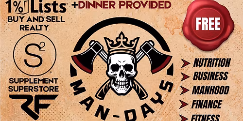 Man-Days Re-Launch FREE EVENT