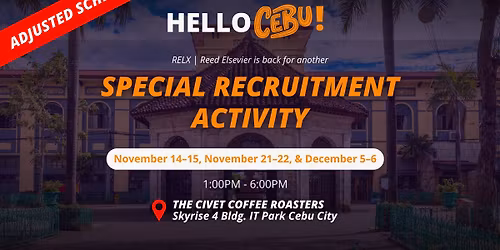 Cebu Special Recruitment Activity 