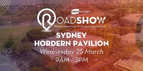 APPA Roadshow 2026 - Sydney