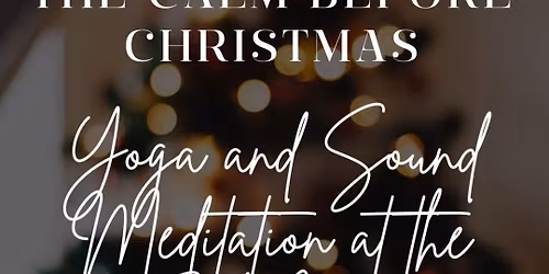 Calm Before Xmas- Salt Cave Yoga Flow and Sound Meditation