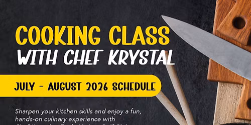 Cooking Class with Chef Krystal