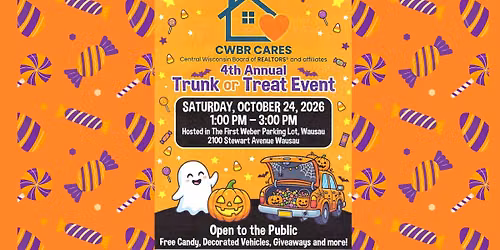 4th Annual Trunk or Treat Event: hosted by CWBR Cares 