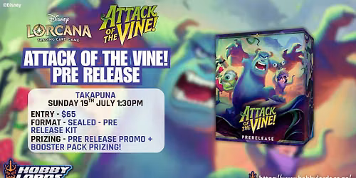 Disney Lorcana - Attack of the Vine! Pre Release!