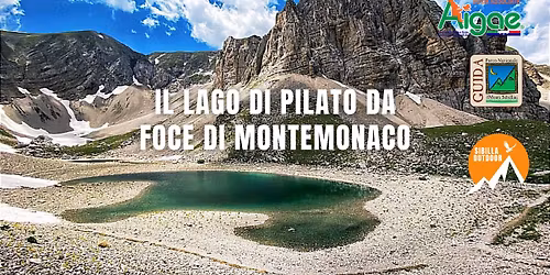 Il Lago di Pilato da Foce di Montemonaco