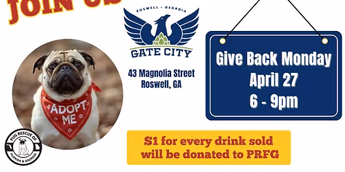 Give Back Monday at Gate City Brewing