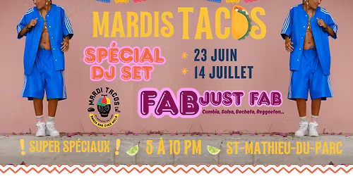FABjustfab DJ SET - soir\u00e9e LATINO \ud83d\udd25