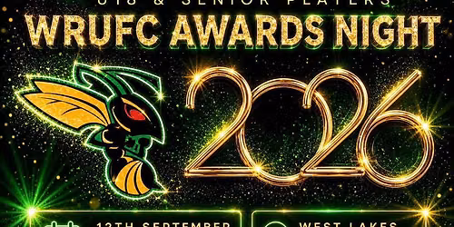 WRUFC AWARDS NIGHT 2026 | SAVE THE DATE