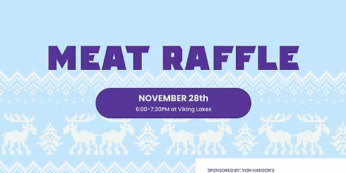 Meat Raffle with Von Hanson's