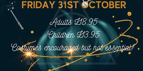 Harry Potter themed Afternoon Tea Friday 31st October