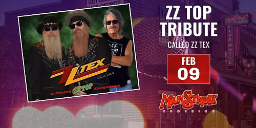 ZZ Top Tribute called ZZ Tex | LIVE at Main Street Crossing