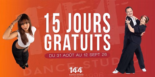 15 Jours Gratuits - 144 DANCE STUDIO