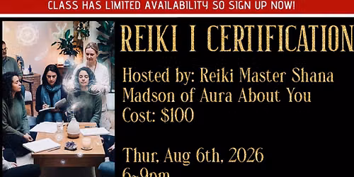 Reiki I Certification