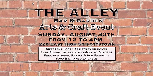 The Alley Arts & Craft August Event