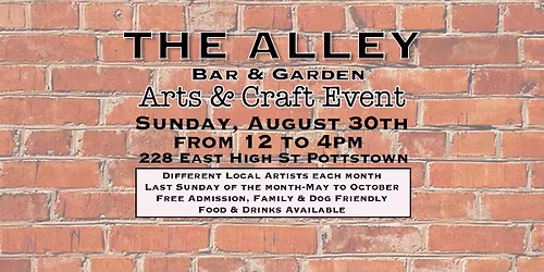 The Alley Arts & Craft August Event