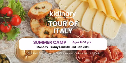 Tour of Italy In-Person Camp (Ages 6-10)