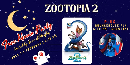 Summer Outdoor Movie Party: Thursday, July 2, 2026
