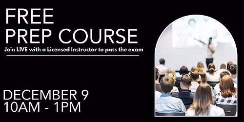 FREE FL Real Estate Pre-Licensing Exam Prep In-Person