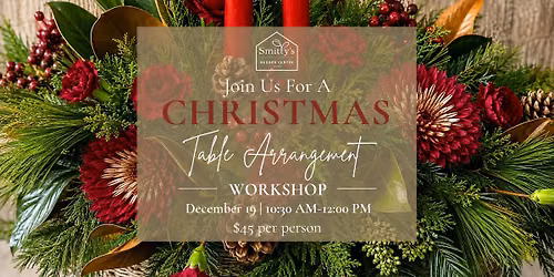 Christmas Table Arrangement 