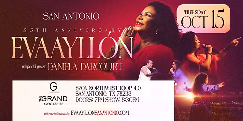 Eva Ayll\u00f3n \u2013 55\u00b0 Aniversario en San Antonio con Daniela Darcourt