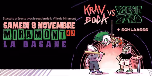POESIE ZERO + KRAV BOCA + SCHLAASSS