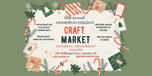 20th Annual Homespun Holiday Craft Market