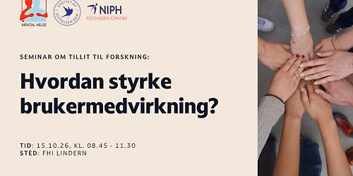 Tillit til forskning: Hvordan styrke brukermedvirkning?