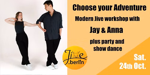 Modern Jive workshop - Choose your Adventure with Champions Jay & Anna