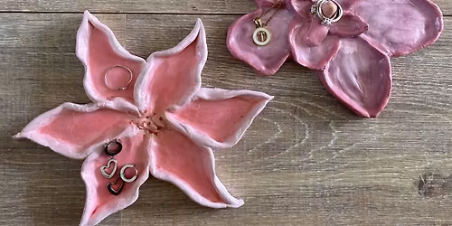 Clay Flower Trinket Dish Class at Avant Garden
